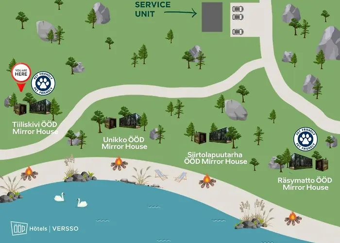 Oeoed Mirror At Versso 公寓 *